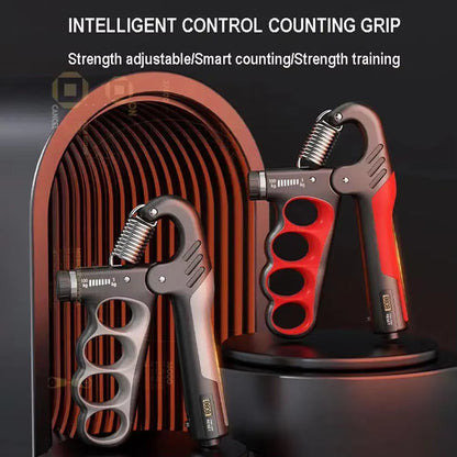 5-100Kg Adjustable Hand Grip Strengthener Hand Grip Trainer with Counter Wrist Forearm and Hand Exerciser for Muscle Building