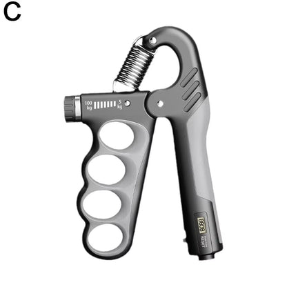 5-100Kg Adjustable Hand Grip Strengthener Hand Grip Trainer with Counter Wrist Forearm and Hand Exerciser for Muscle Building