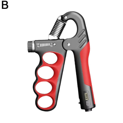 5-100Kg Adjustable Hand Grip Strengthener Hand Grip Trainer with Counter Wrist Forearm and Hand Exerciser for Muscle Building